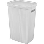 Корзина для белья "VELVET", 453663 см., 60л. светло-серый флэк 433246338