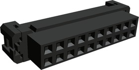 Фото 1/2 1-111626-9, 20-Way IDC Connector Socket for Cable Mount, 2-Row