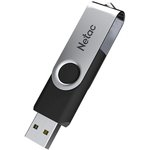 Флеш Диск Netac 256GB U505 NT03U505N-256G-30BK USB3.0 черный/серебристый