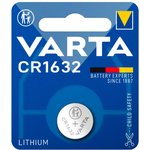 Батарейка Varta ELECTRONICS CR1632 BL1 Lithium 3V (6632) (1/10/100) (1 шт.)