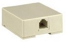 30-9607-BU, Conn Surface Box F 6 POS ST SMD 1Port Cat 3