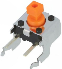 Фото 1/10 B3F-3155, Tactile Switches 6x6mm Vertical 260gf Projected plunger