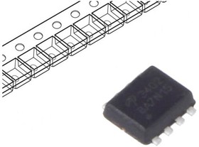 Фото 1/2 AON3402, Транзистор: N-MOSFET, полевой, 20В, 9,6А, 3Вт, DFN8