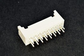 Фото 1/2 B16B-PHDSS (LF)(SN), Pin Header, ввод сверху, Wire-to-Board, 2 мм, 2 ряд(-ов), 16 контакт(-ов), Сквозное Отверстие