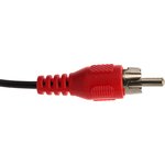 Аудио кабель Jack 3.5(M)/2xRCA, 5м, черный, пакет CCA-458-5M