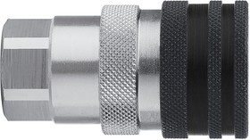 Фото 1/2 C105251204, Steel Female Hydraulic Quick Connect Coupling