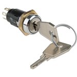 SRL5KS2850, Key Switch, DP-CO, 1 A @ 24V ac dc / 115V ac 2-Way Common-Key