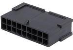 0430201801, Conn Housing PL 18 POS 3mm Crimp ST Cable Mount Black Micro-Fit 3.0™ Bag