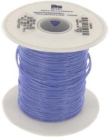 Фото 1/2 2842/19 BL001, Stranded Wire PTFE 0.09mm² Silver-Plated Copper Blue 2842/19 305m