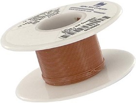 Фото 1/2 2841/7 RD005, Hook-up Wire 30AWG 30.48m 0.66mm Silver Plated Copper 250VAC Spool