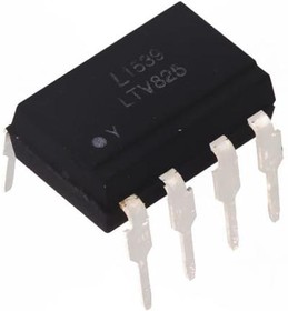 Фото 1/2 LTV-825, Transistor Output Optocouplers Optocplr Phototrans 2-CHNL