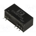 ITX4812SA, Isolated DC/DC Converters - Through Hole DC-DC, 6W, 2:1 INPUT, SIP