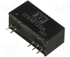 ITX4812SA, Isolated DC/DC Converters - Through Hole DC-DC, 6W, 2:1 INPUT, SIP