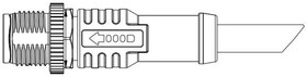 Фото 1/2 M12A-17BMMM-SL8B02, Sensor Cables / Actuator Cables M12 OVERMOLDING 17P ON-SHIELDED PUR L-2M