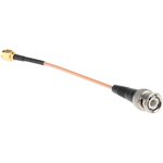 415-0028-006, 415 Series Male SMA to Male BNC Coaxial Cable, 152.4mm ...