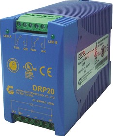 DRP20, DRP Dual Redundancy Module, 24V dc, 20A Output