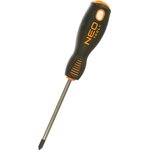 04024, 04-024_отвертка! крестовая, PH2 x 100 мм, S2\