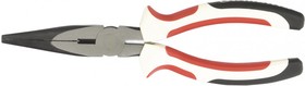 Фото 1/3 17187, Длинногубцы Premium, 200 мм, прямые, трехкомпонентные рукоятки