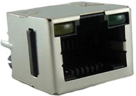 RJHSE3380A1, Modular Connectors / Ethernet Connectors RJ45 Vertical Shield No LEDs