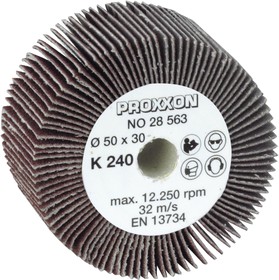 Веерный шлифовальный валец для моделей WAS/E и WAS/A зернистость K 240 28563 Proxxon
