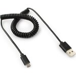 Кабель USB 2.0 Pro AM/micro BM 5P, 1.8м, витой, черный, пакет CC-mUSB2C-AMBM-6