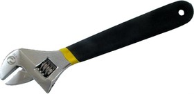 Разводной ключ КР-19 150мм/6" хром. с полимер. покрыт. ручки, со шкалой WT0151 23438