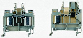 1SNA199051R2600, SNA Series Grey DIN Rail Terminal Block, 1.5mm², Single-Level, Screw Termination