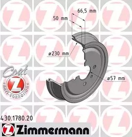 430178020, Тормозной барабан BT OPEL Coat Z