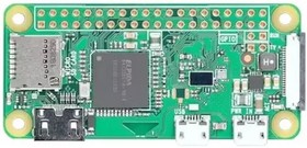 Фото 1/4 RA218, Микрокомпьютер Raspberry Pi Zero 1GHz single-core CPU 512MB RAM, Mini HDMI/Micro USB без WiFi, BT
