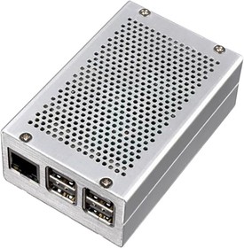 RA193 Корпус ACD Heat Dispersion Metal Aluminium Alloy Case for Raspberry Pi 3, Silver