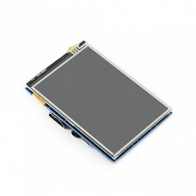 Фото 1/2 ACD18-RA415 Waveshare 3.5" резистивный сенсорный дисплей без корпуса, 480*320 IPS матрица, вход HDMI, питание по USB, для Raspberry Pi 3 (WS