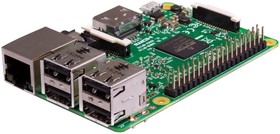 Raspberry Pi 3 Model B (RA432)(MB3) Retail,1GB RAM,QuadCore 1.2GHz Broadcom BCM2837 64bit CPU,WiFi,Bluetooth,40-pin extended GPIO,4xUSB 2.0