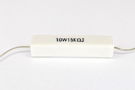 AX9W 15K, Резистор постоянный керамический проволочный 9Вт 5% с аксиальным расположением выводов
