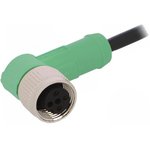 SAC-3P- 3,0-PVC/M12FR, Соединительный кабель, M12, PIN ...