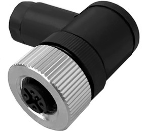 Фото 1/3 Теко CS S255R-3 (PG9) Соединитель клеммный, Розетка, Угловой с клеммником, Пластик 4-PIN IP67 250 AC/DC NO/NC