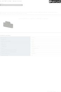 3208579, 5/S, D-PTTB 1 Series End Cover for Use with Modular Terminal ...