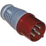 014 (3P+E 16A 380-415V~), Вилка силовая переносная стандарта CEE 014, 3Р+PE ...