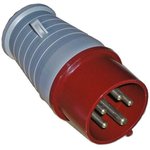 015 (3P+N+E 16A 220-415V~), Вилка силовая переносная стандарта CEE 015, 3Р+PЕ+N ...