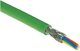 Фото 1/3 09456000142, Ethernet Cables / Networking Cables 50M PROFINET CBL 4W CAT 5 GREEN