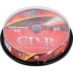 VSCDRCB1001, Диск CD-R VS 700 Mb, 52x, Cake Box (10), (10/200)