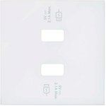 Simon 100 Белый матовый Накладка для 2-х зарядных устройств USB SmartCharge