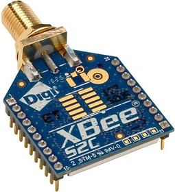 XB24CZ7SITB003, Zigbee Modules - 802.15.4 Programmable XBee ZB S2C TH RPSMA Antenn