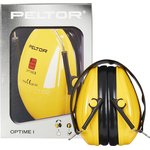 H510F-404, Optime I Ear Defender with Headband, 26dB, Black, Yellow