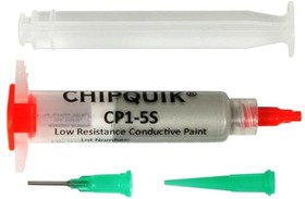CP1-5S, Chemicals Conductive Paint LR 5g/5cc syringe