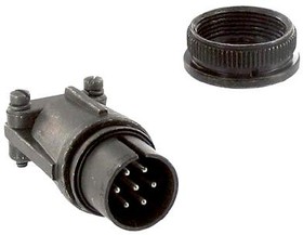 Фото 1/4 MS3106F16S-1P, CIRCULAR CONNECTOR PLUG SIZE 16S, 7 POSITION, CABLE
