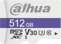 Фото 1/2 DHI-TF-C100/512GB - Карта памяти Dahua 512GB MicroSD Card, Consumer Level Read speed up to 100 MB/s, Write speed up to 80 MB/s Speed Class C