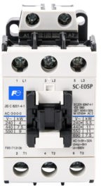 SC-E05P-110VAC, IEC Contactor - 25A - (3) N.O. Power Contacts - 120 VAC (60Hz) / 110 VAC (50Hz) Coil Voltage.