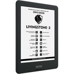 ONYX LIVINGSTONE 3 Black, Книга электронная ONYX BOOX LIVINGSTONE 3 черная