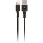 F01-AL Black, Кабель Alteracs USB-Lightning F01-AL Black