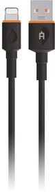 F01-AL Black, Кабель Alteracs USB-Lightning F01-AL Black